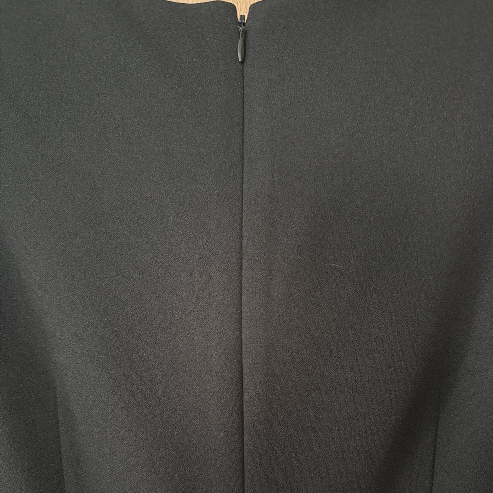 Calvin Klein Black Asymmetrical Midi Sheath Dress Sleeveless Career Office Small - Picture 9 of 13